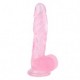 23 cm kemerli pembe realistik dildo